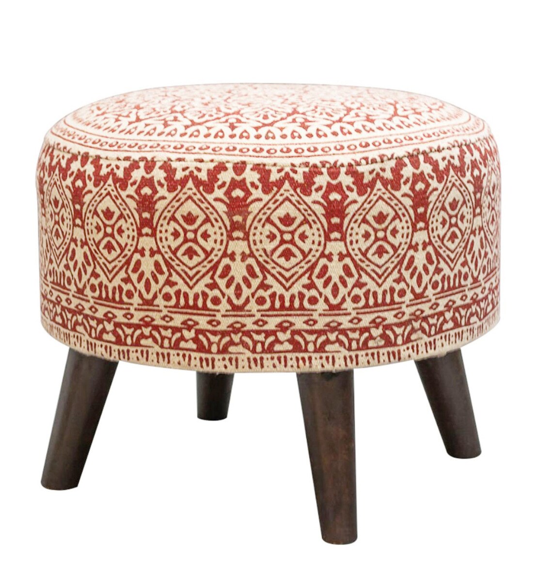 Buy Stool in Red Colour by Nestroots Online Foot Stools Seating
