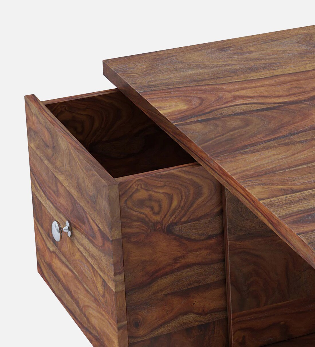 Buy Storage Coffee Table In Teak Finish By Springtek Online Modern