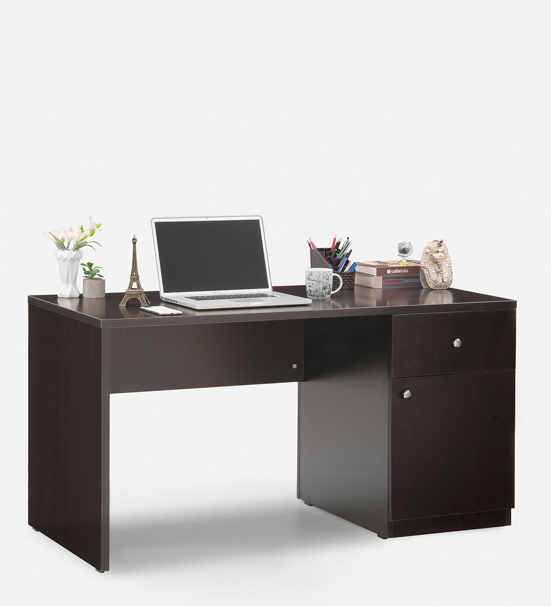 wood laptop table stand bourbon oak