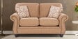 St Helens Fabric 2 Seater Sofa in Brown Colour