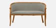 Stalley Sheesham Wood 2 Seater Sofa In Scratch Resistant Rustic Teak Finish