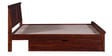 Stanfield Solid Wood King Size Bed With Drawer Storage In Honey Oak Finish