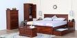 Stanfield Solid Wood King Size Bed With Drawer Storage In Honey Oak Finish