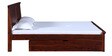 Stanfield Solid Wood King Size Bed With Drawer Storage In Honey Oak Finish