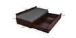 Starvion Pull-Out Sofa Cum Bed with Storage in brown Colour