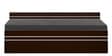 Starvion Pull-Out Sofa Cum Bed with Storage in brown Colour