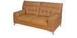 Steven 2 Seater Sofa in Brown Colour