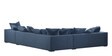 Striado Corner Sofa In Blue Colour in C Shape