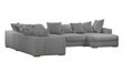 Striado Corner Sofa In Grey Colour in C Shape