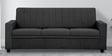 Stuttgart Fabric 3 Seater Sofa in Charcoal Grey Colour