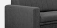 Stuttgart Fabric 3 Seater Sofa in Charcoal Grey Colour