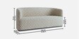 Stylish Simplicity 2 Seater Sofa In Sand Color