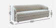 Stylish Simplicity 3 Seater Sofa In Sand Color
