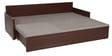 Stylish 3 Seater Sofa cum Bed with Storage & Mattress in Brown Finish