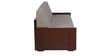 Stylish 3 Seater Sofa cum Bed with Storage & Mattress in Brown Finish