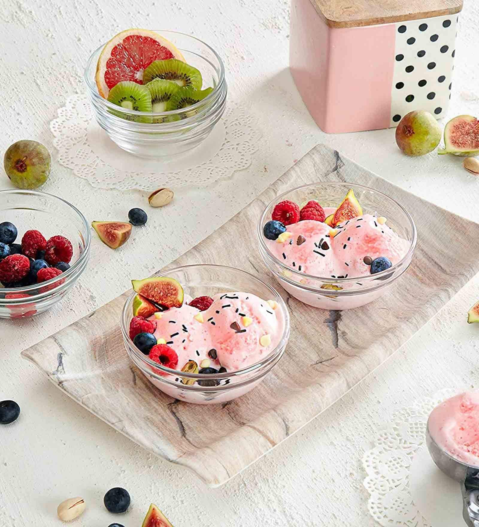 Stackable 240ml (Set of 6) Dessert Bowl Stackable 240ml (Set of 6) Dessert Bowl