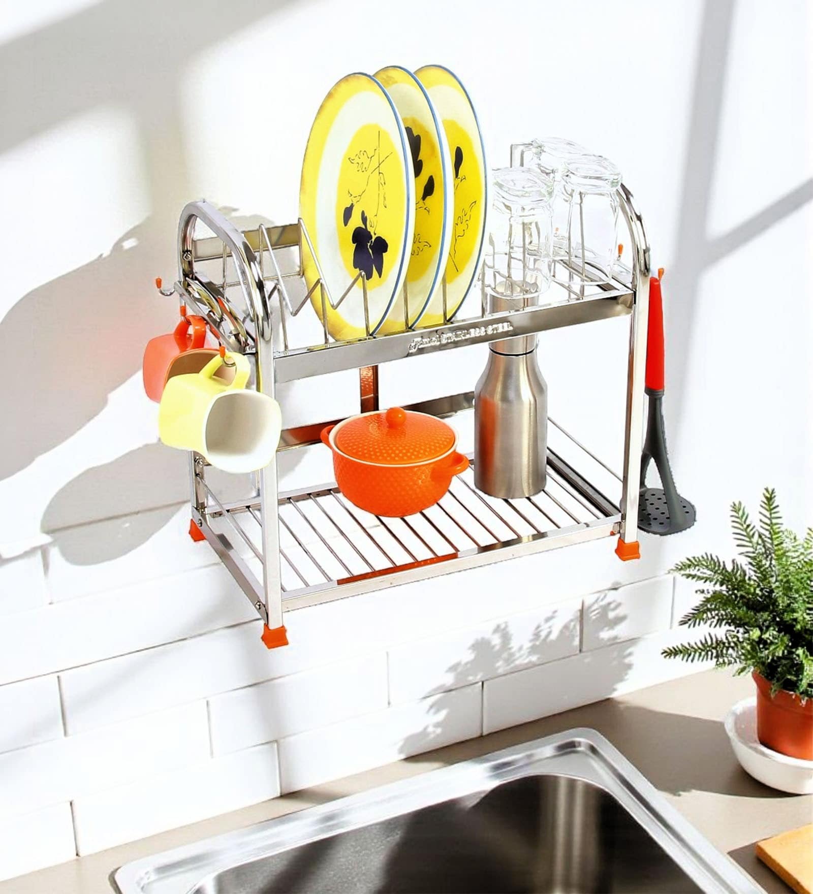 Stainless Steel 15 x 9 Inches Kitchen Racks