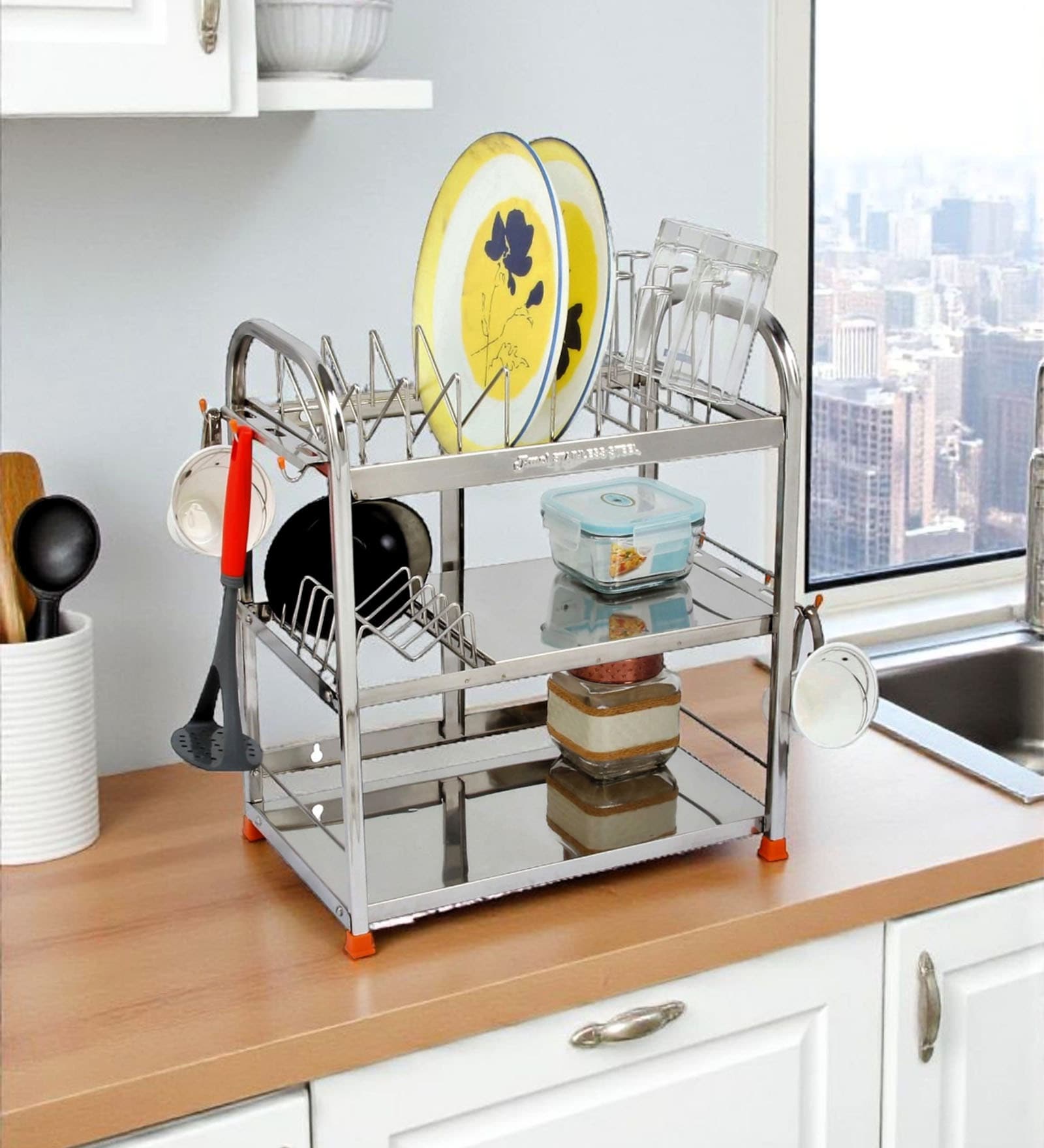 Stainless Steel 15 x 9 Inches Kitchen Racks