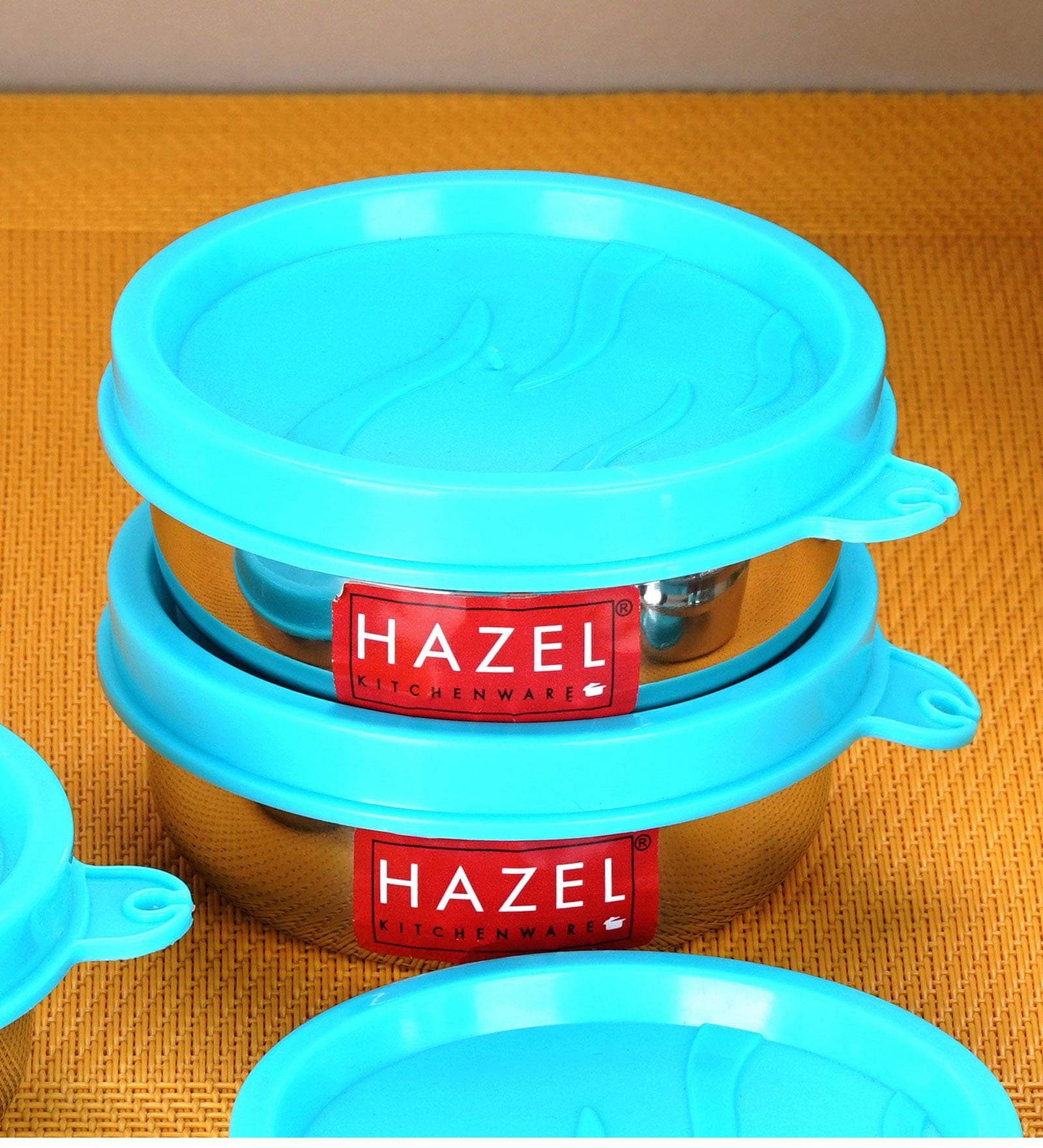 Stainless Steel 150 ml Silver Airtight Storage Container (Set of 2 )