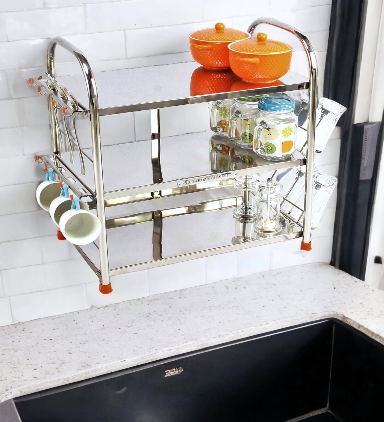 Stainless Steel 18 x 11 Inches Kitchen Stand