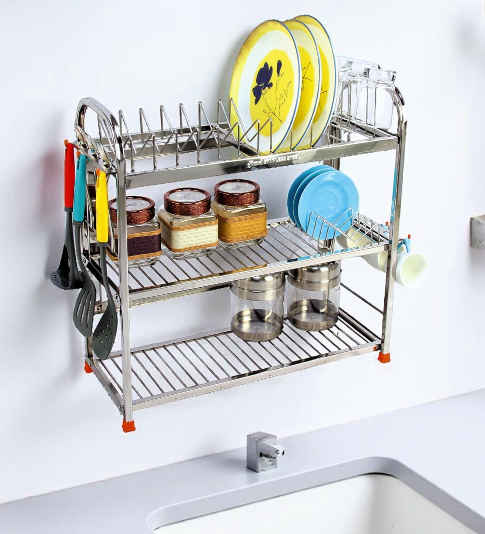 Stainless Steel 22 x 9 Inches Kitchen Racks