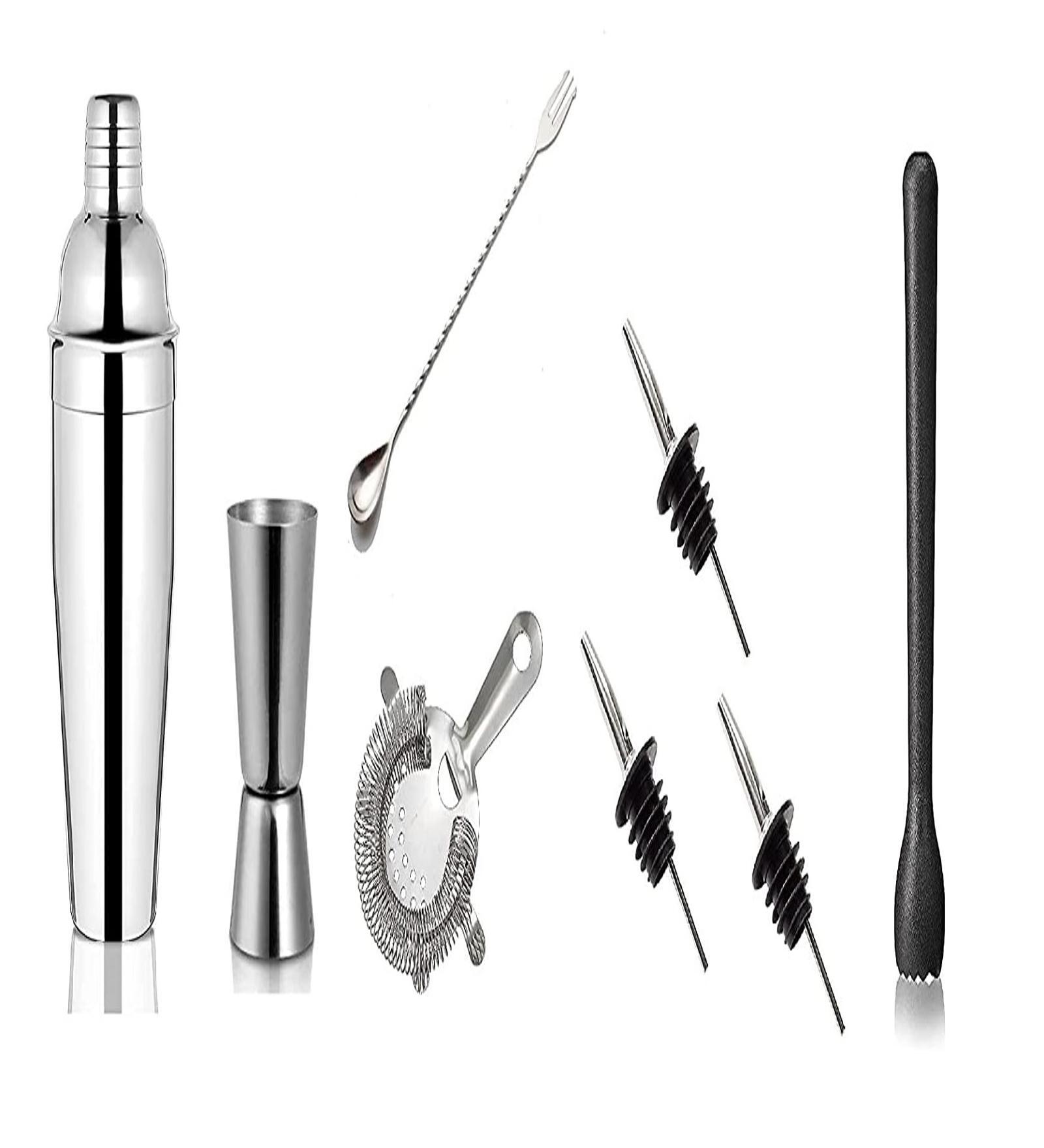 Stainless Steel 8 Pcs Multiutility Bar Set