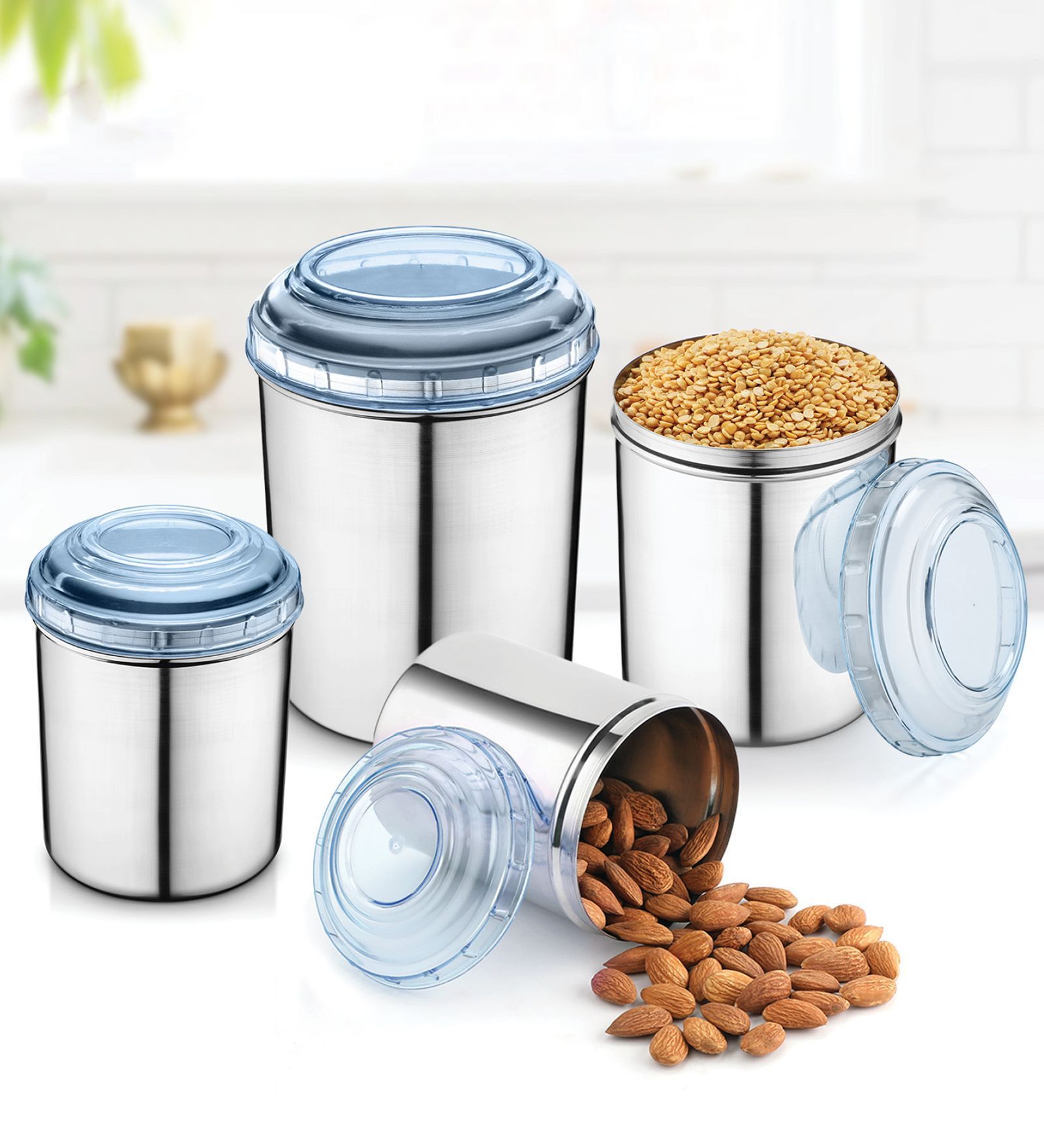 Stainless Steel Kitchen Container Set of 12
