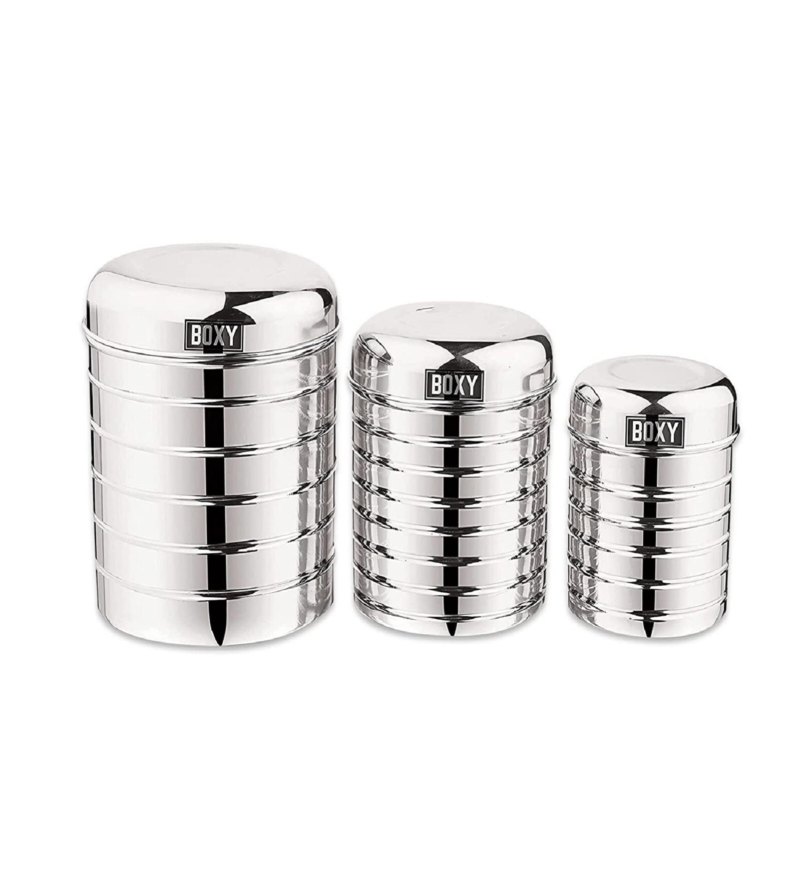 Premium Stainless Steel Kitchen Container Set of 3