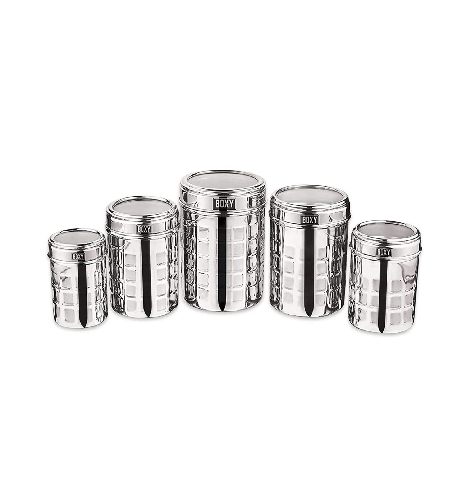 Premium Stainless Steel Kitchen Container Set of 5