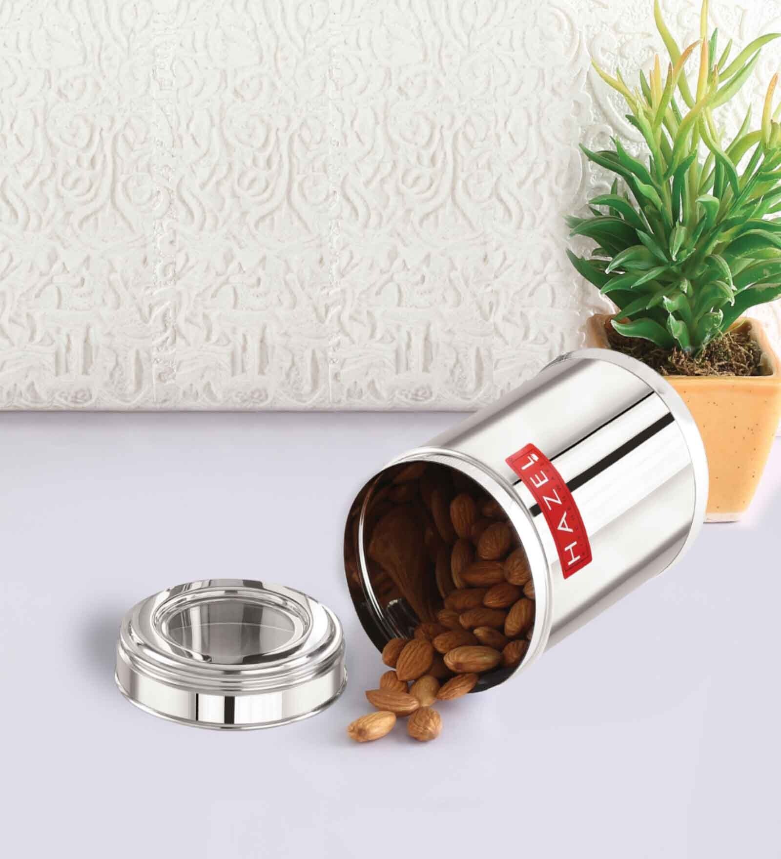 800 ML Stainless Steel  Storage Container With Transparent Lid