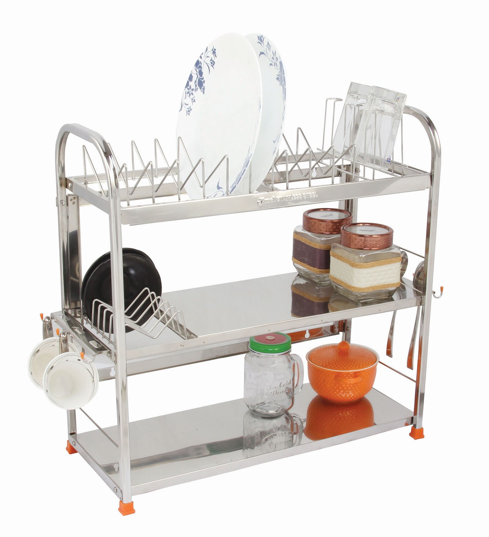 Buy Stainless Steel 15 x 9 Inches Kitchen Racks By Amol at 30% OFF by Amol