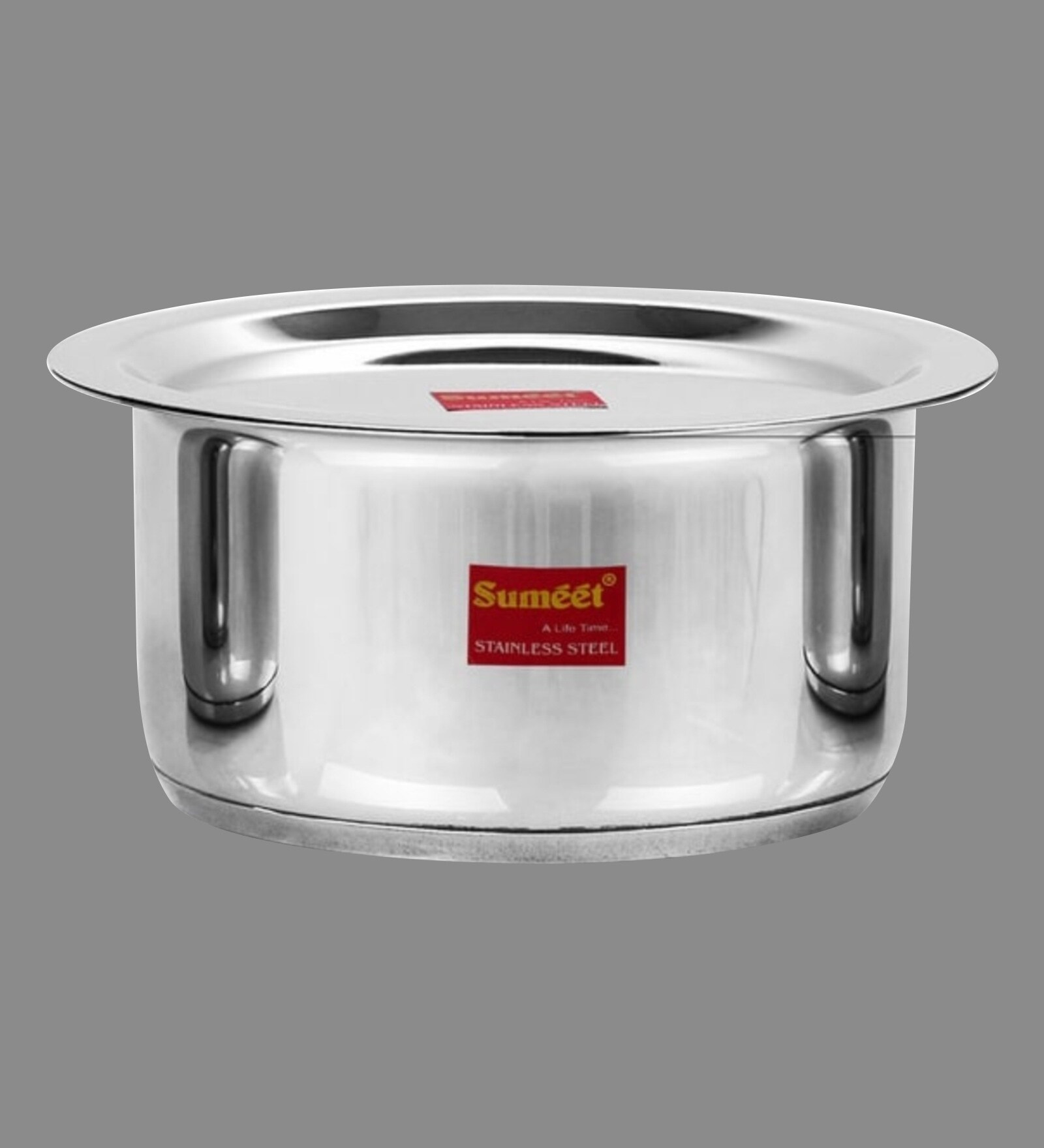 1.25 Ltr Stainless Steel Non-Stick Patila With Lid