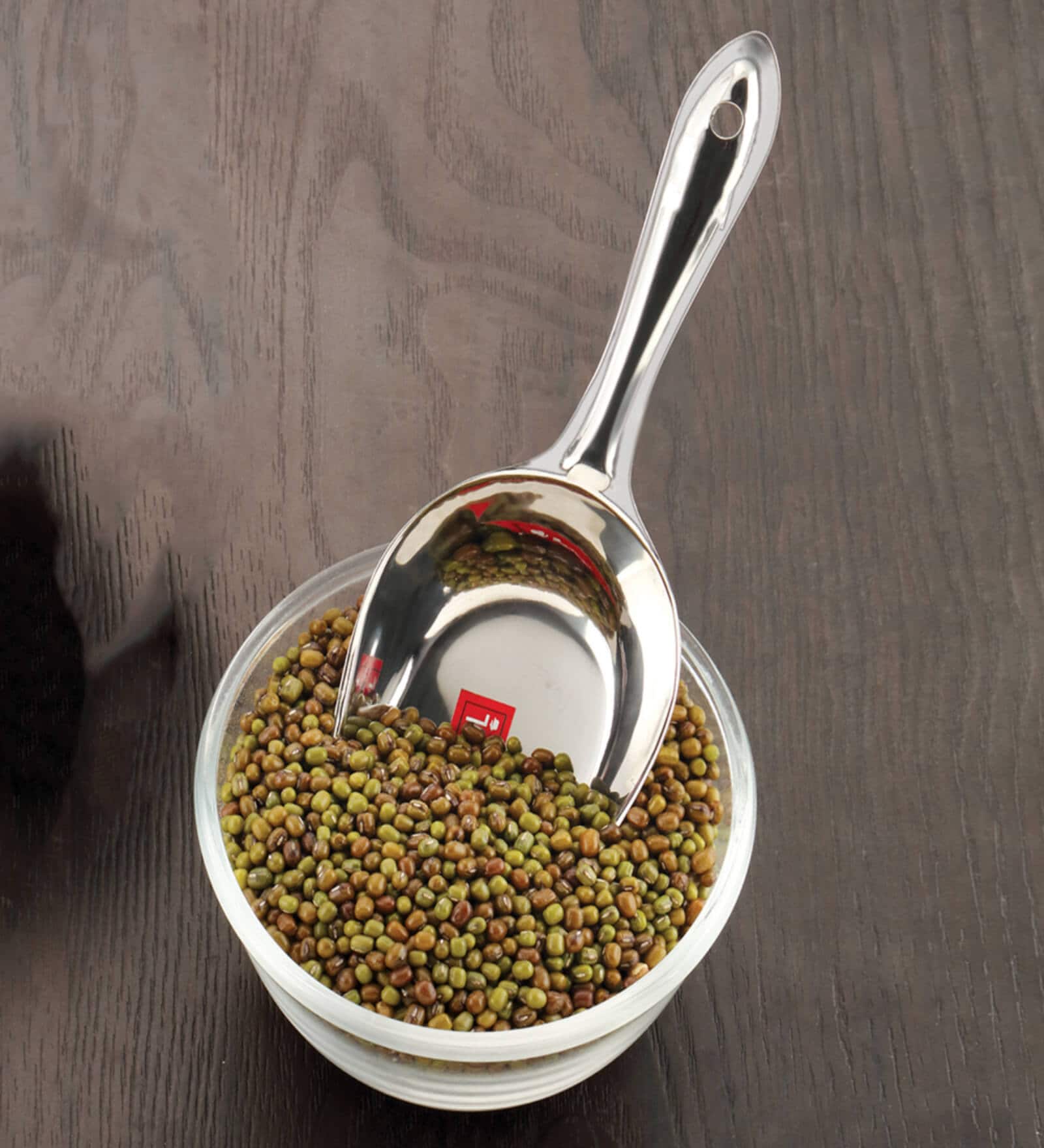 Stainless Steel Scoop Spoon | Grocery Flour Grain Dry Foods Candy Spice Scoop | Steel Scoops For Grocery Shop Store | Grocery Shop Accessories Equipment, Medium, Silver