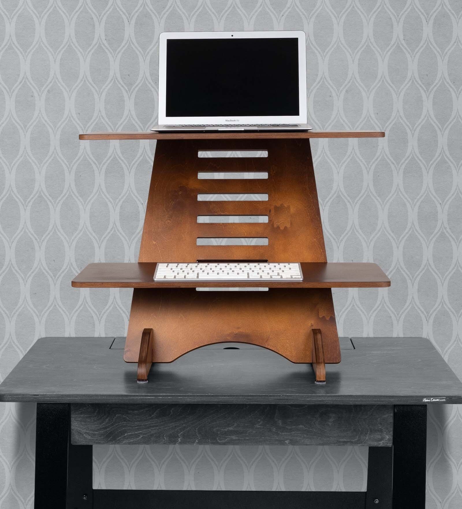 Standi Plus Solid Wood Portable Table in Walnut Finish Standi Plus Solid Wood Portable Table in Walnut Finish