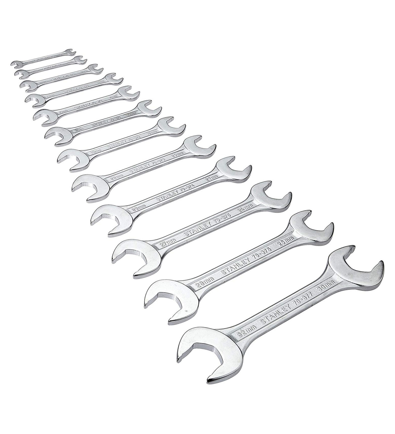 Buy 70380 Double Sided Open End Wrench, 12 Piece Online Tools