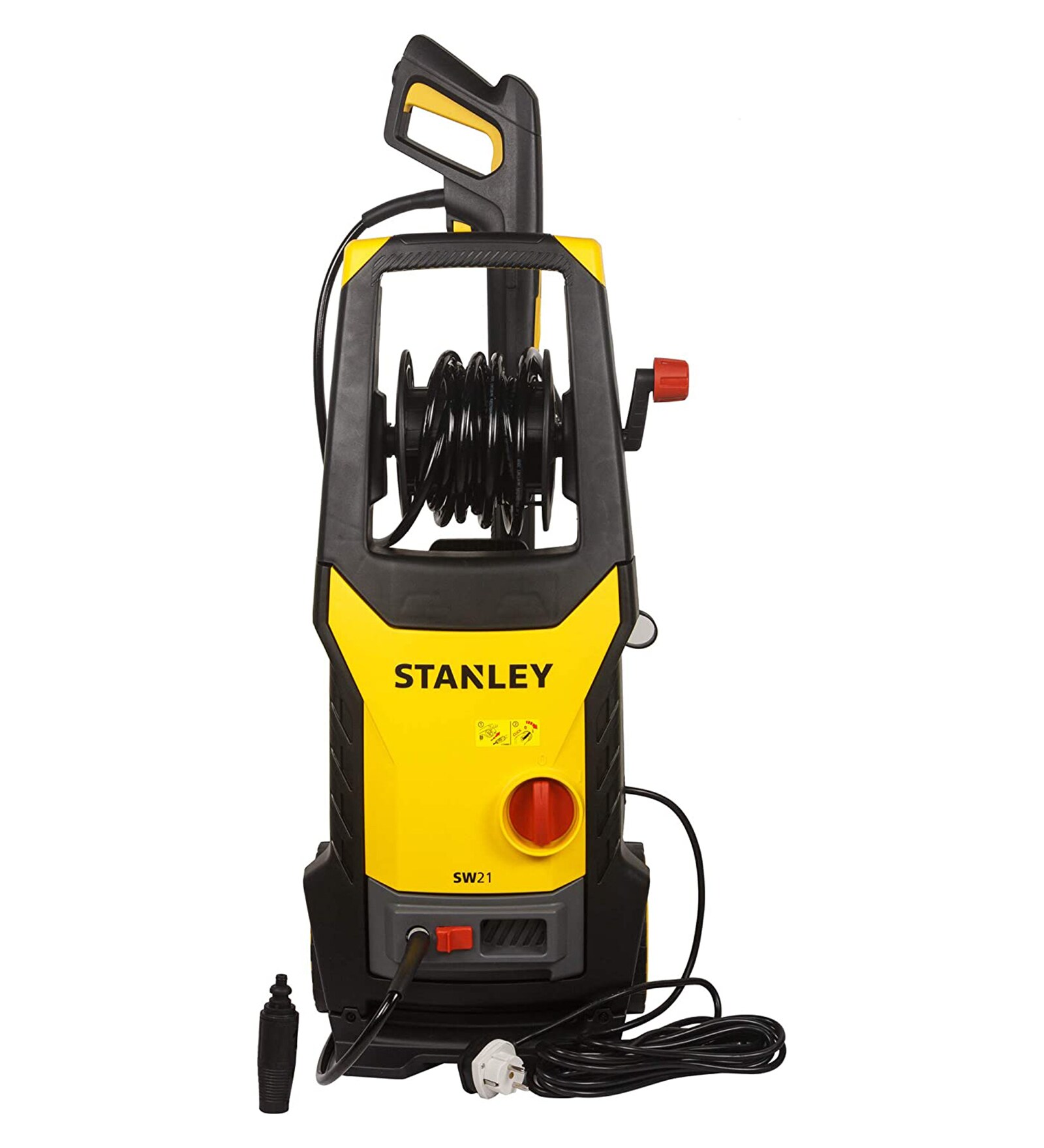 STANLEY SW21-B1 2100W 145 Bar Industrial Grade Pressure Washer with Induction Motor in Yellow & Black Colour