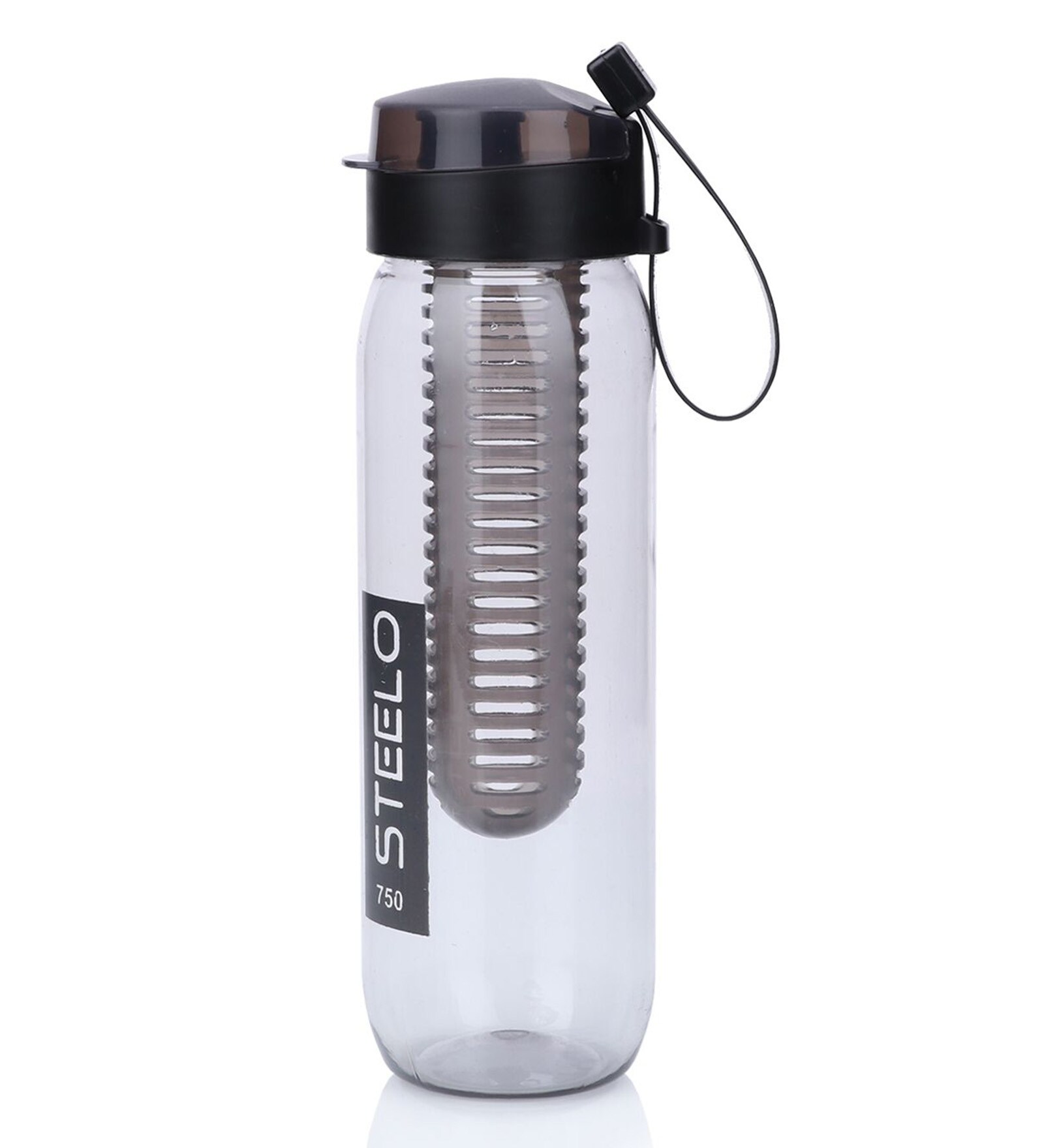 Steelo Black 750 ML Sante Infuser Water Bottle