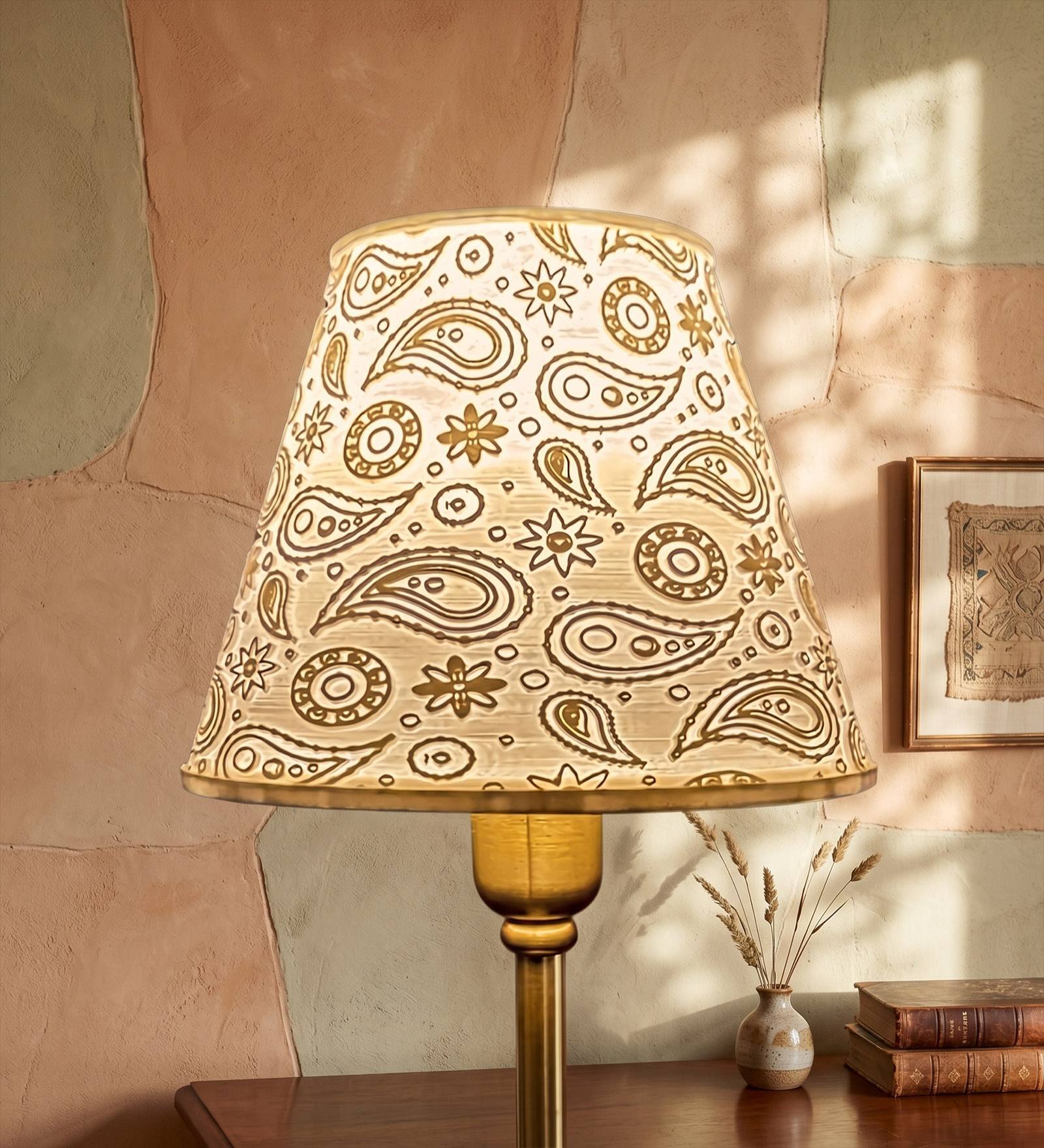 Beige Still Polymer Lamp Shade