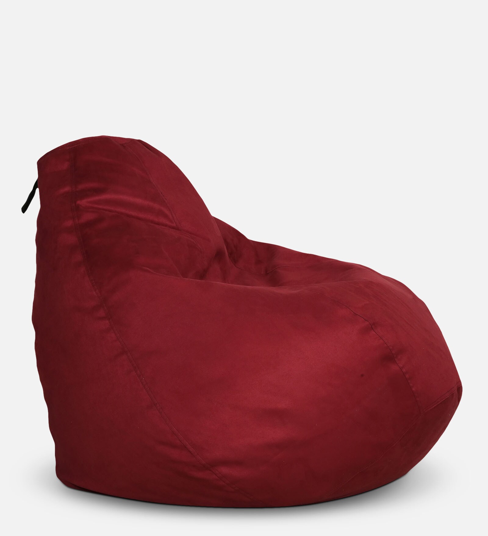 Stillo Teardrop Bean Bag with beans in Maroon Colour