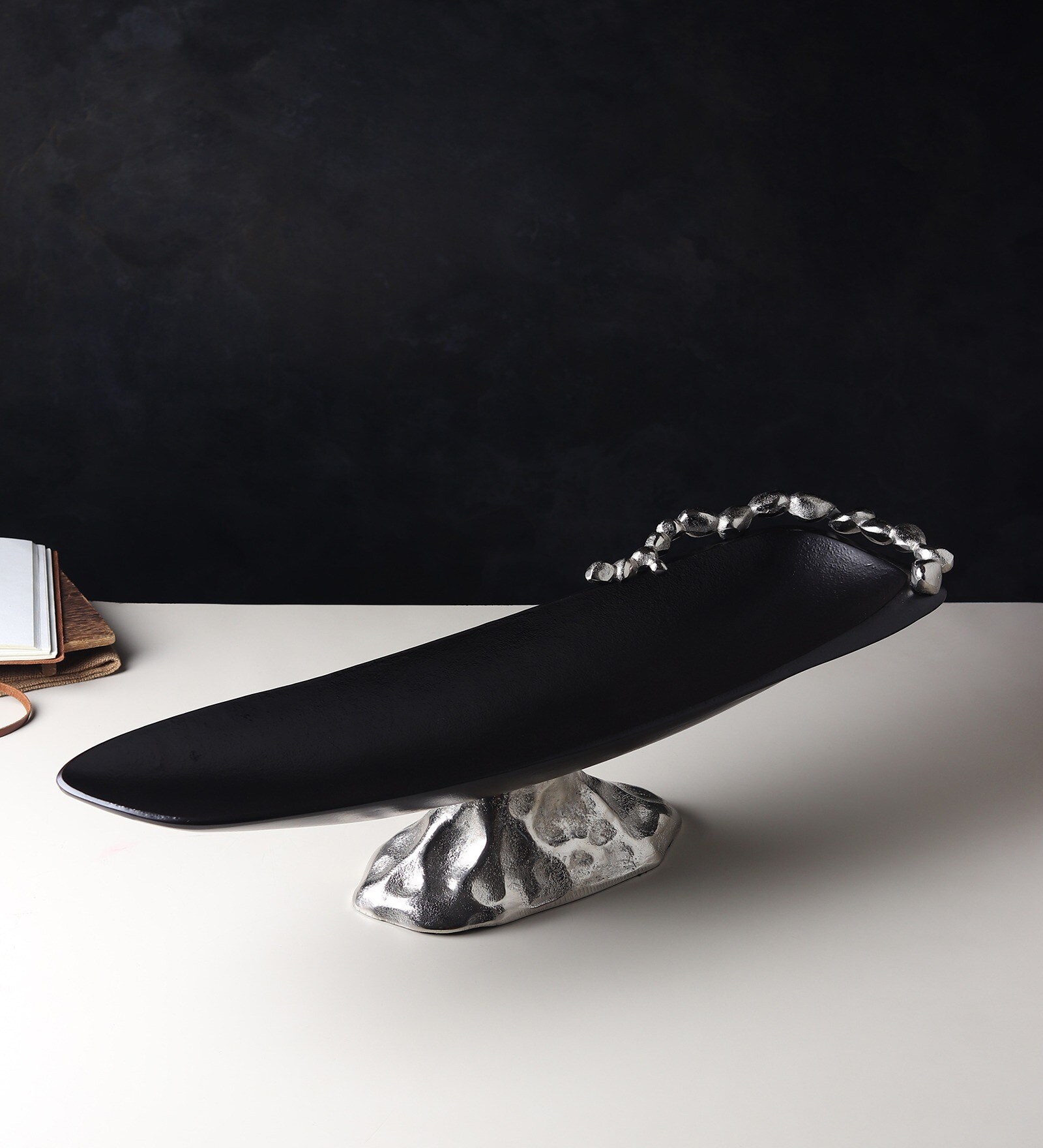 Stones Orivia Silver Platter Medium