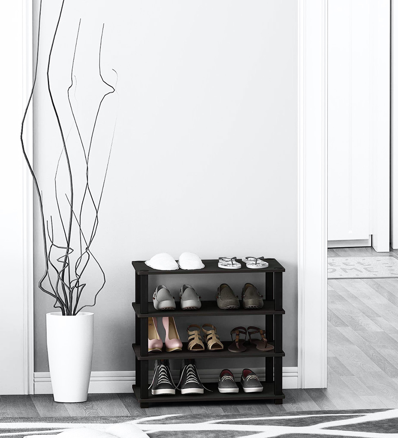 Buy Storedge Open Shoe Rack in Natural Finish at 37% OFF by DIY ...