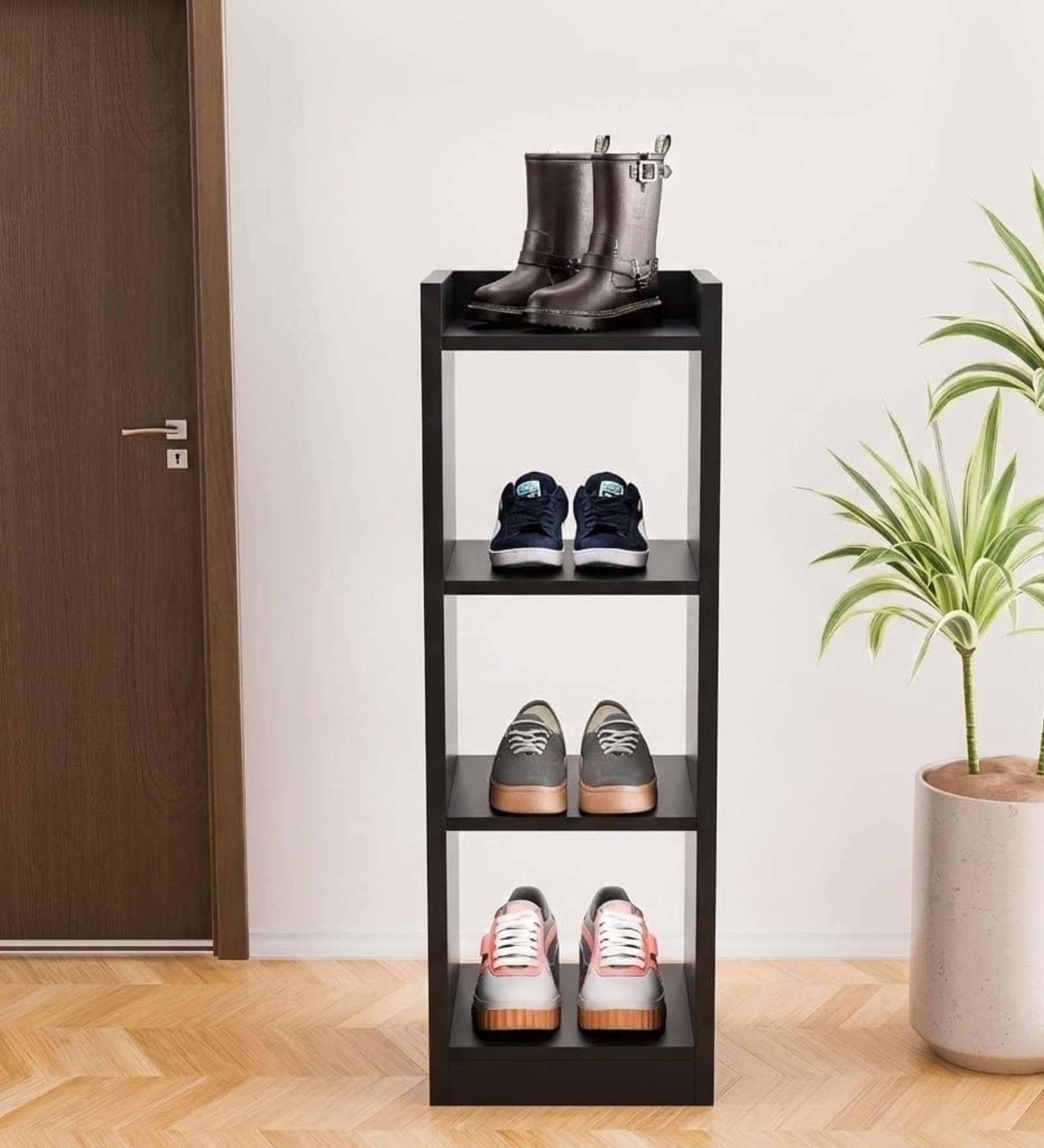 Storix  Bookshelf In Black Finish