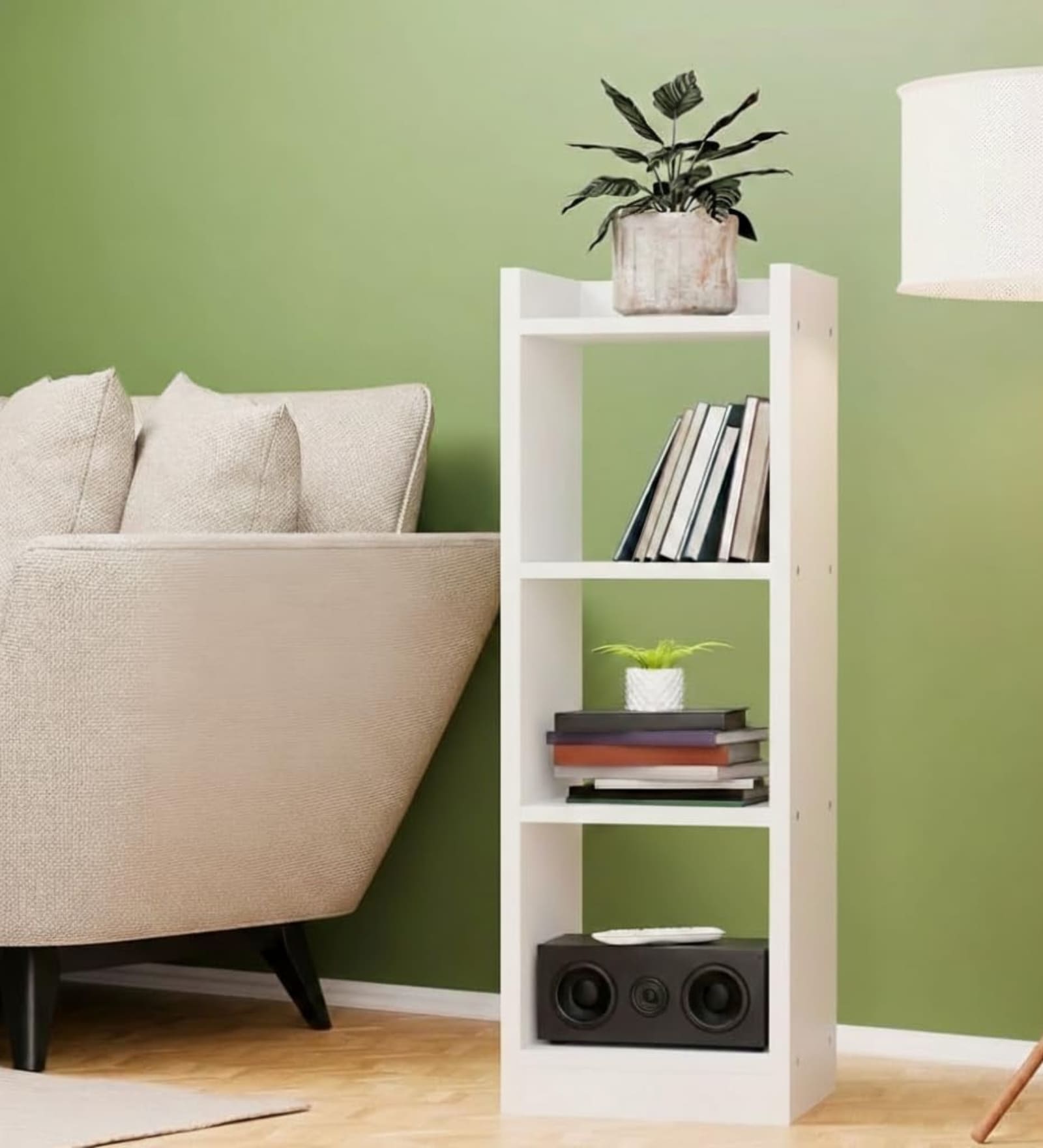Storix  Bookshelf In White Finish