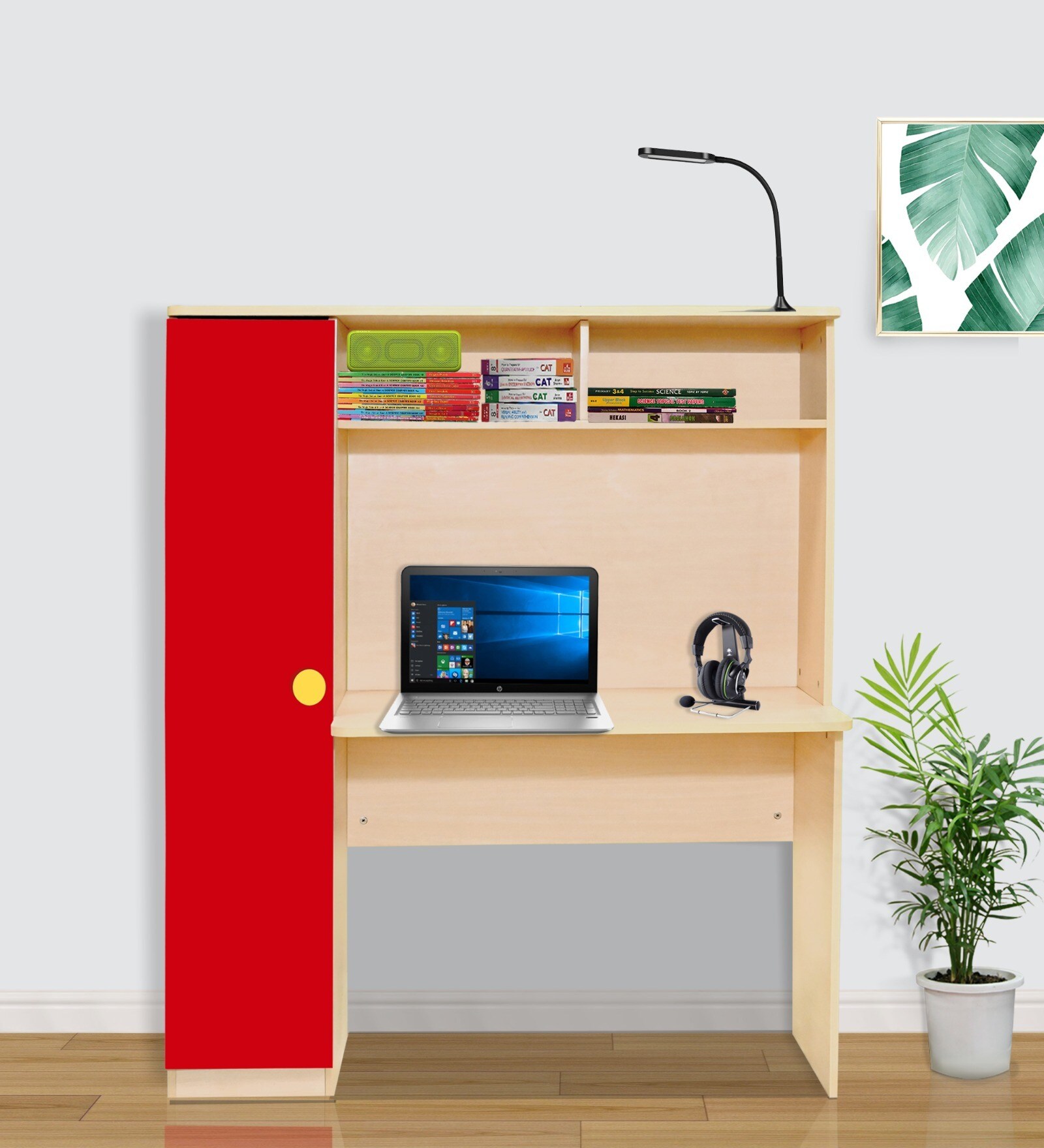 Buy Studio Kids Study Table In Red Colour at 20 OFF by YiPi Online