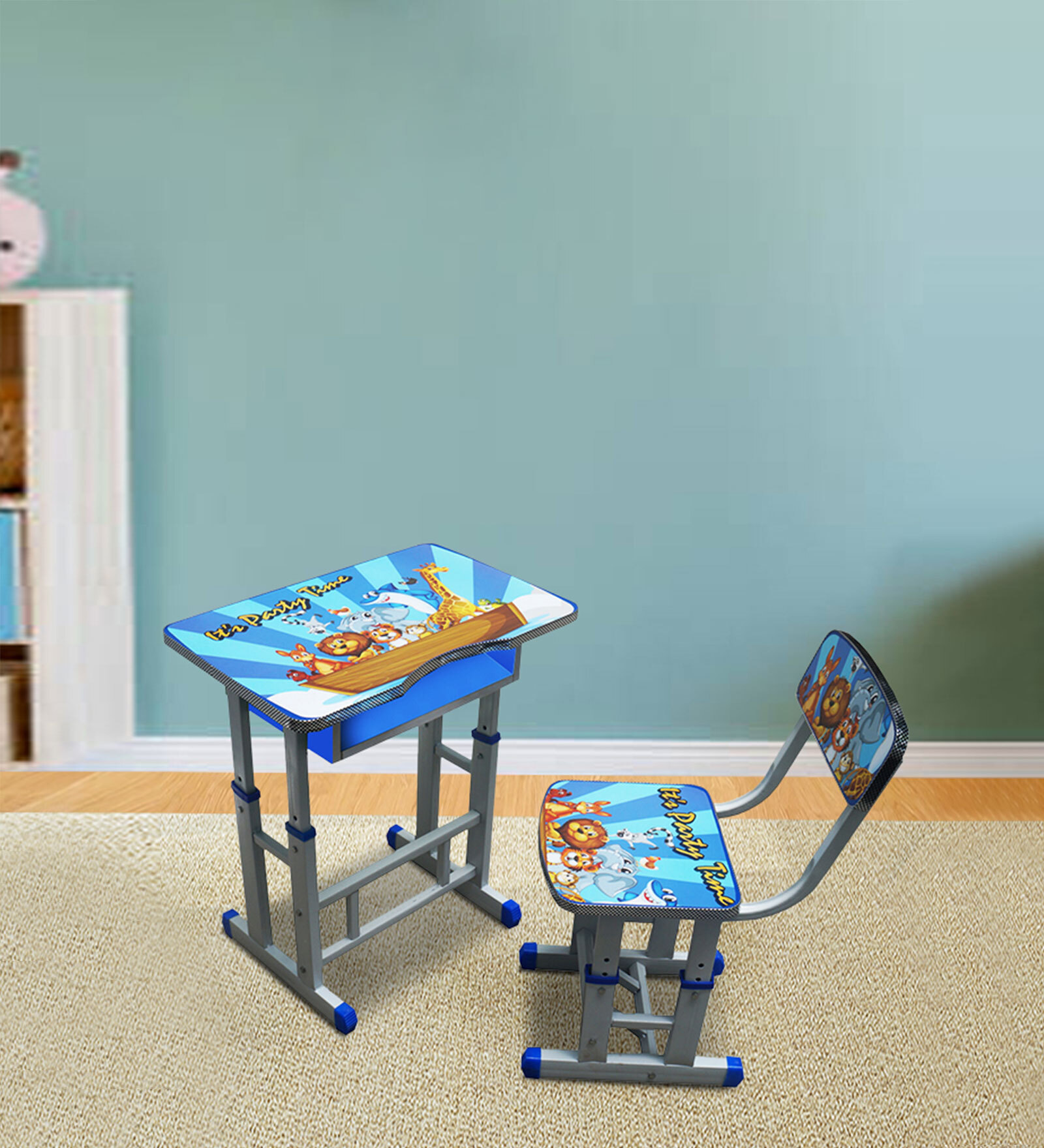 Cartoon Metal Kids Study in Multicolor Colour Cartoon Metal Kids Study in Multicolor Colour