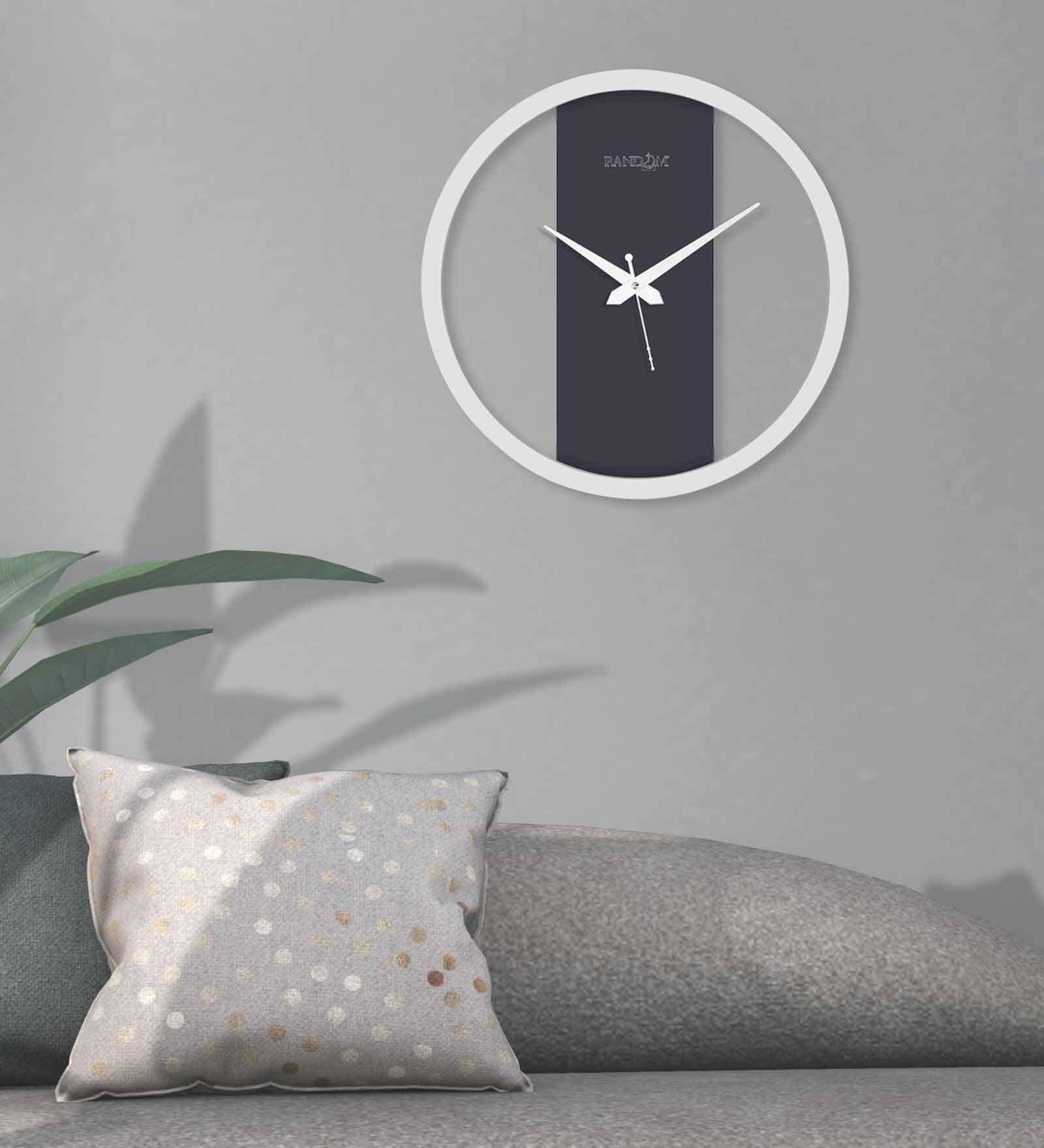 White Stunning Modern Wall Clock