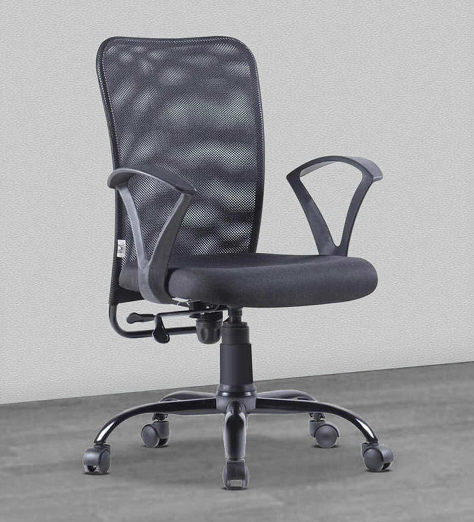 Buy Style Breathable Mesh Ergonomic Chair in Black Colour Online