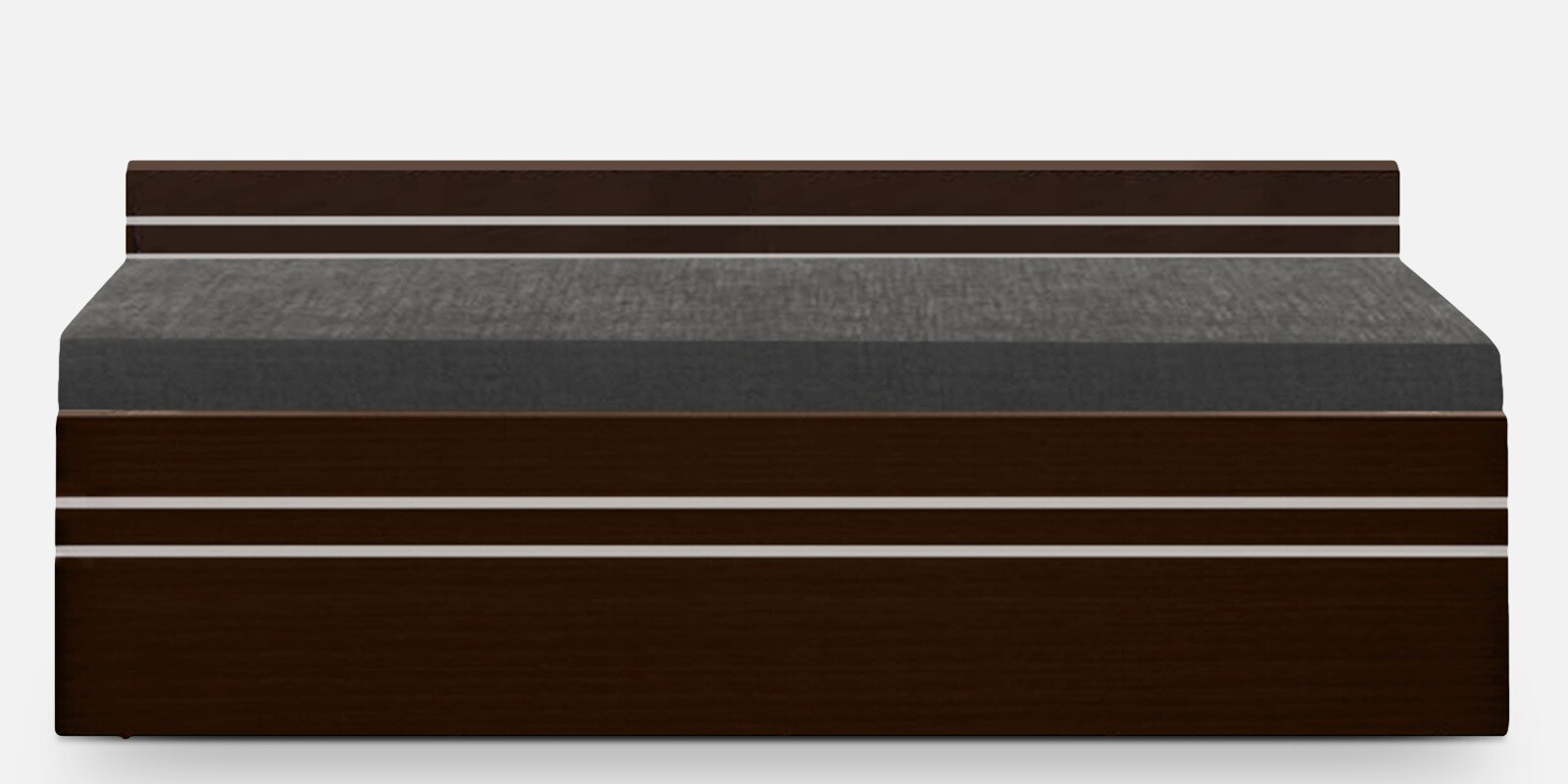 Starvion Pull-Out Sofa Cum Bed with Storage in brown Colour