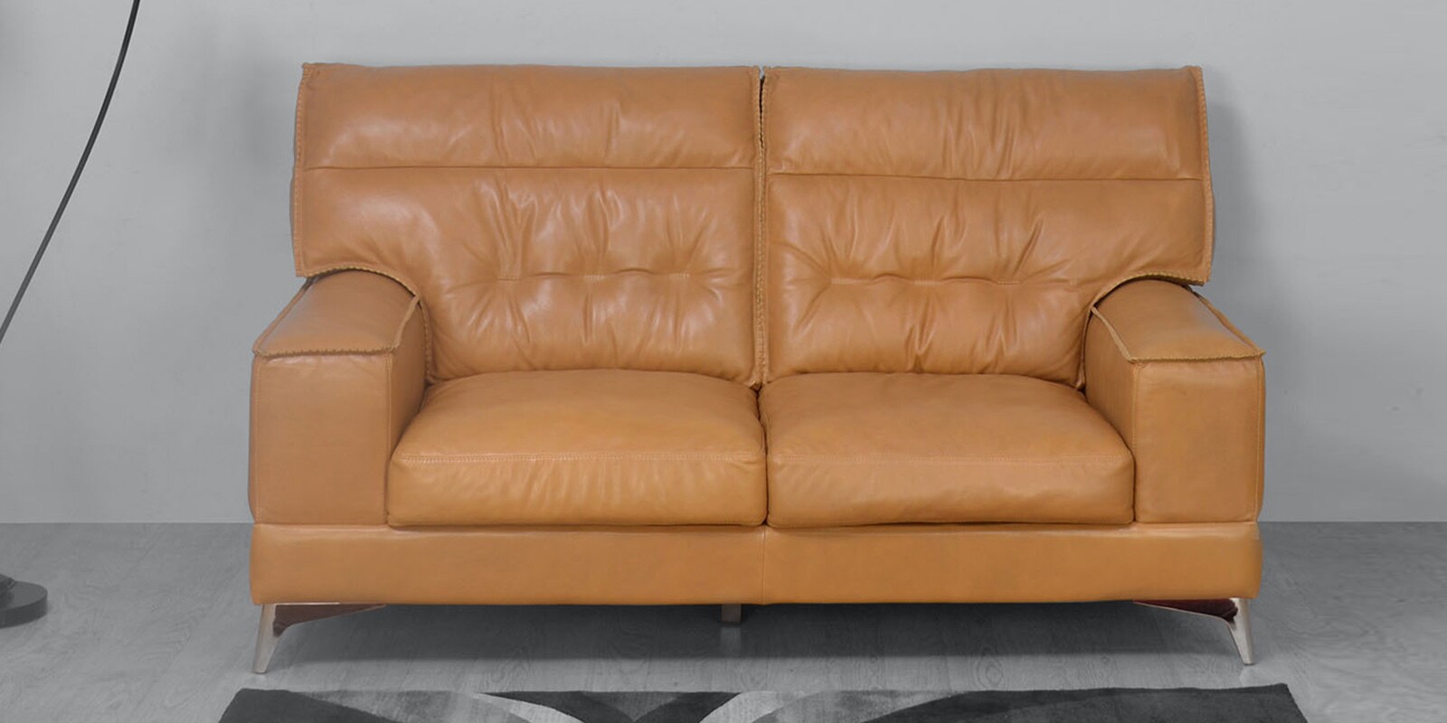 Steven 2 Seater Sofa in Brown Colour