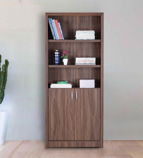 Buy Stark Book Shelf In Walnut Finish By Hometown Online Modern